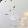 Crystal Christmas Ornaments for Tree Decorations-Hanging Acrylic Deer Icicle Ornaments with Drop Pendants Home Party Accessories