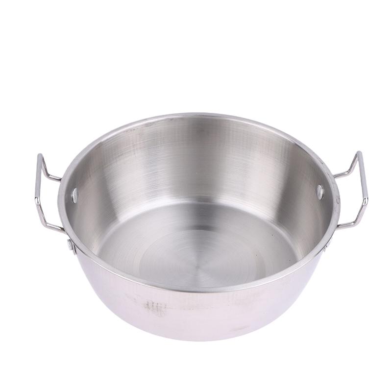 Multi-Use Stainless Steel Kitchen Cookware, Seafood Rice Pot, Paella Pan, Picnic Snack Plates.