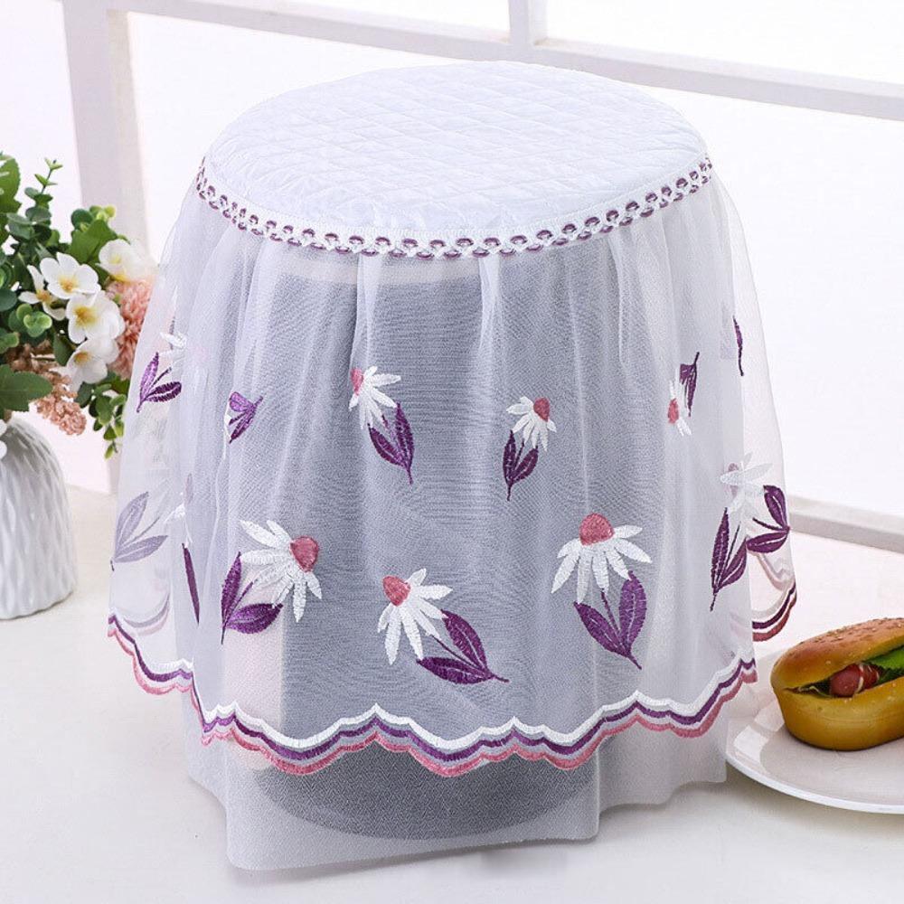 Pastoral Lace Air Fryer Dust Cover Kitchen Appliance Cover Pastoral Style Rice Cooker Cover Decorative Cover Embroidery