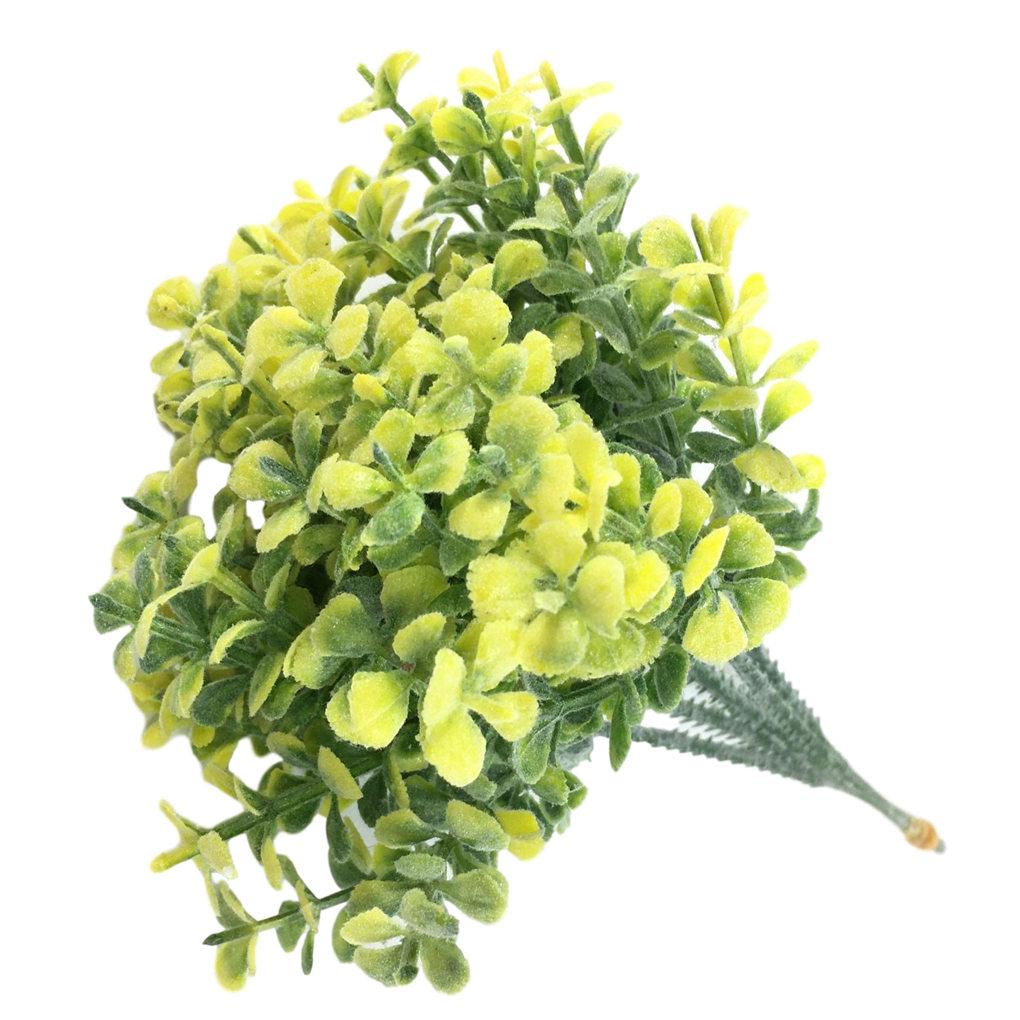 Folhas artificiais de plantas Buquê Simulação Decoração Home Office Folhas de plástico