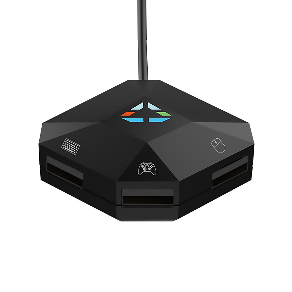 Conversor de Teclado e Mouse para Controlador Excelente Artesanato Boa Durabilidade Dock para NS Switch PS4/PS3/XBOX ONE/360/PC