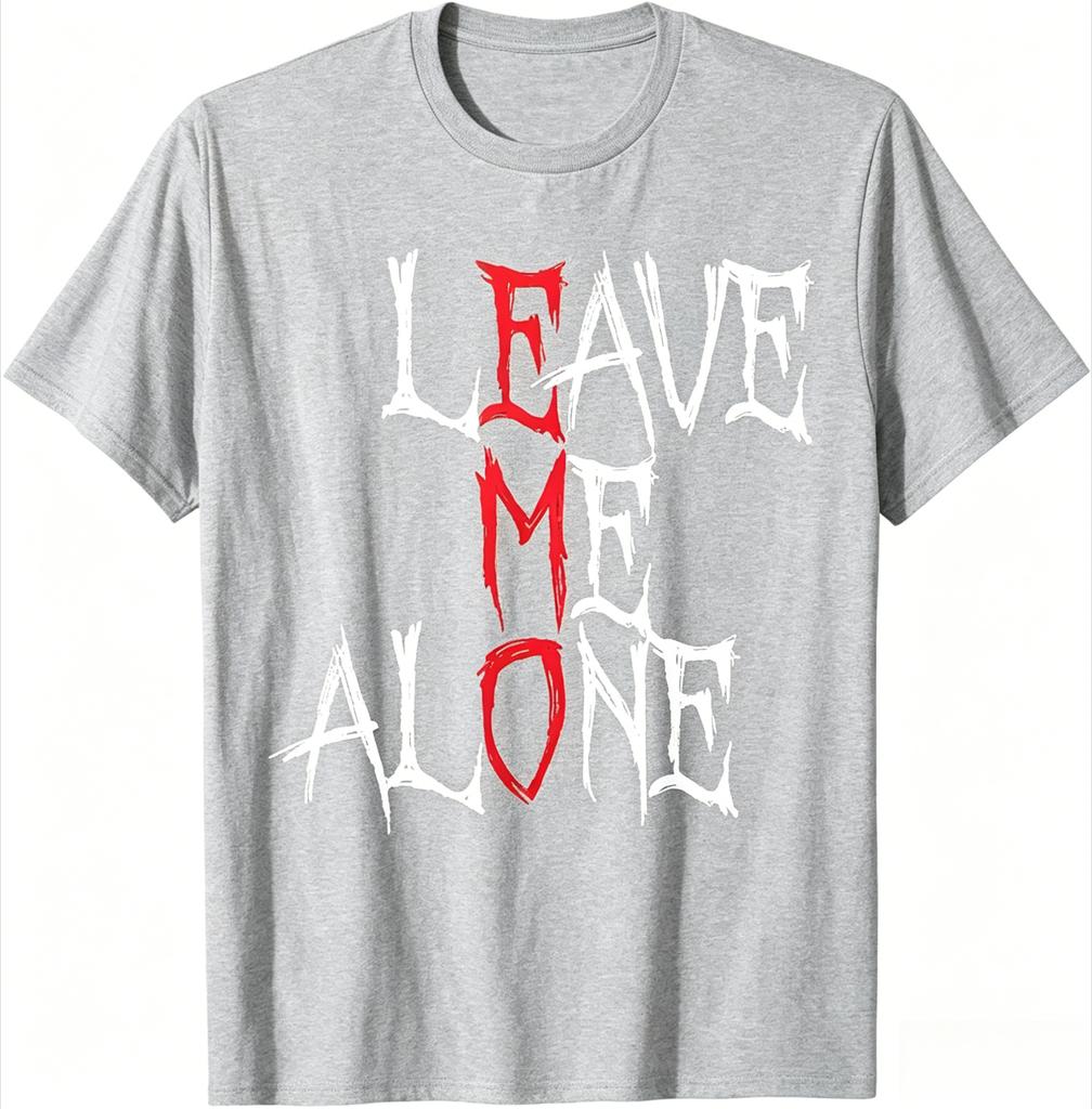 Leave Me Alone Emo Clothes Emocore Emo Music Fan Emo Tshirt Unisex Unisex Clothing Tops Vintage Ropa De Hombre