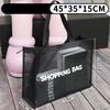 Borsa Tote in Rete da Donna Grande Capacità Trasparente a Spalla Leggera Pieghevole per Shopping Spiaggia
