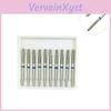 Diamond 10pcs Dental Medium Burs Fg 16mm For High Speed Handpiece Dental Lab Matreial Sr12