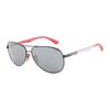 Ray-Ban Pilot Style Carbon Fiber Sunglasses With Letter Mark Unisex Sunglasses Black 0RB8313M-F009/6G