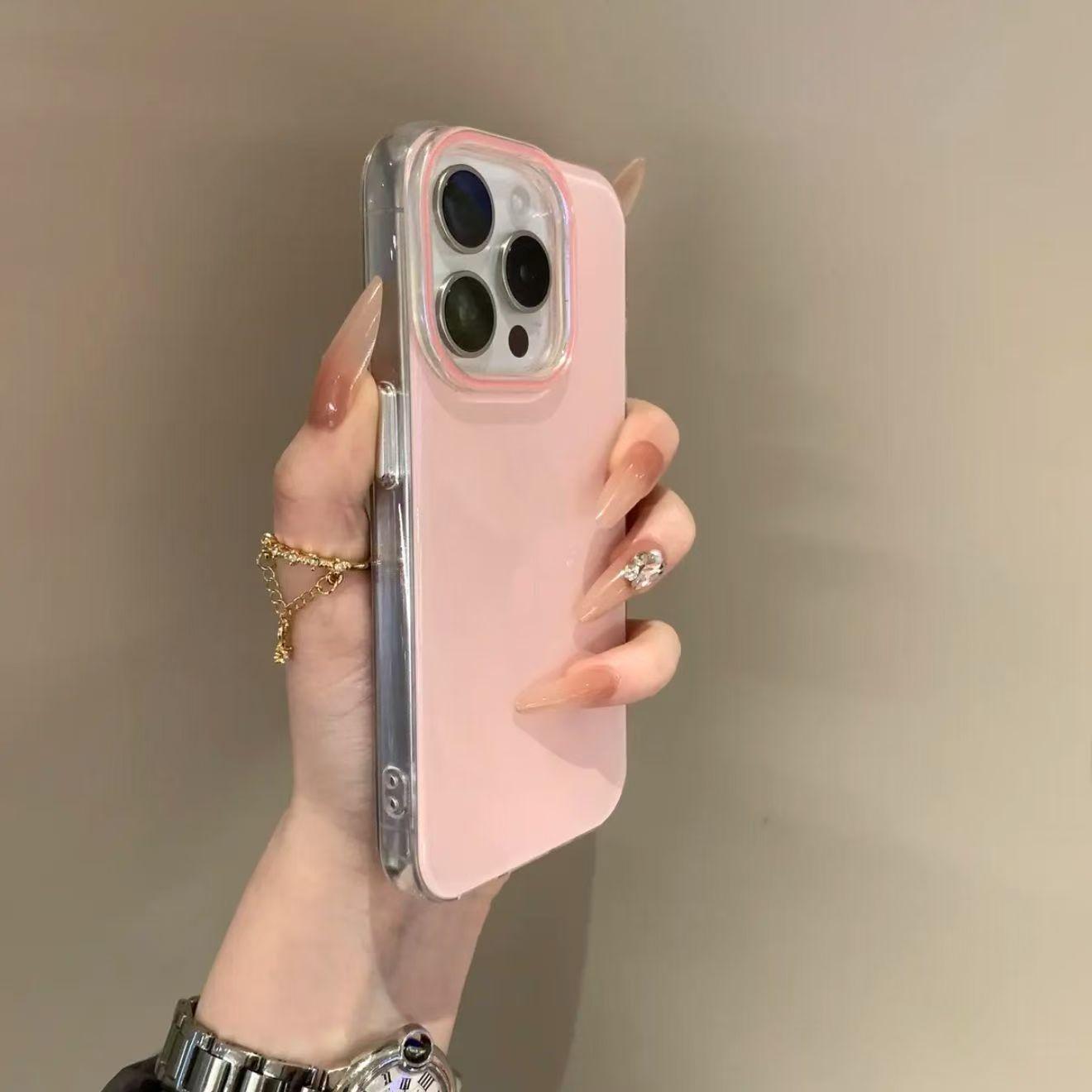

Fashion Candy Shockproof Silicone Bumper Phone Case For iPhone 17 16 Pro Max 15 14 13 12 11 XS X XR 16E 7 8 16 Plus 17 Air Cover iPhone17 Pro Max