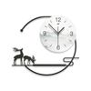 New Chinese-Style Wall Clock with Shelf for Living Room, Modern High-End Home Decor, Silent Clock, Creative Art Wall Decor