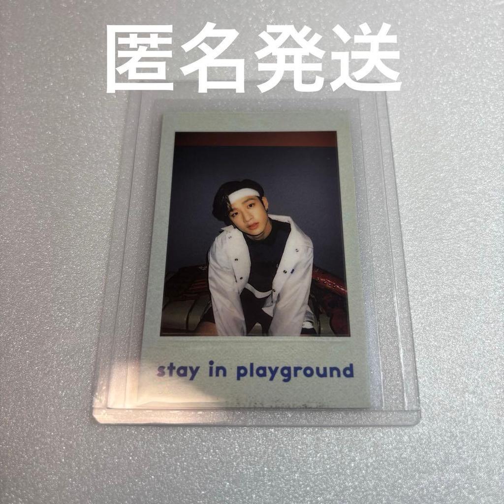 [USED] Stray Kids Playground Bang Chan Polaroid Trading Card