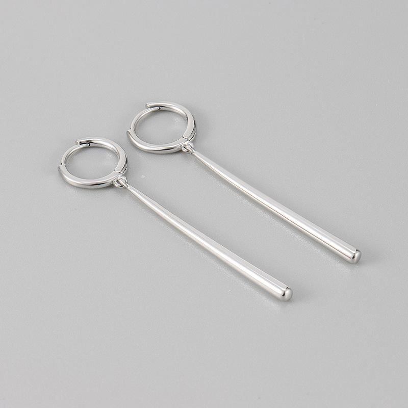 

Minimalist Long Teardrop Ear Cuff Niche Design Cool Tone Personalized Earrings Elegant Statement Jewelry For Women