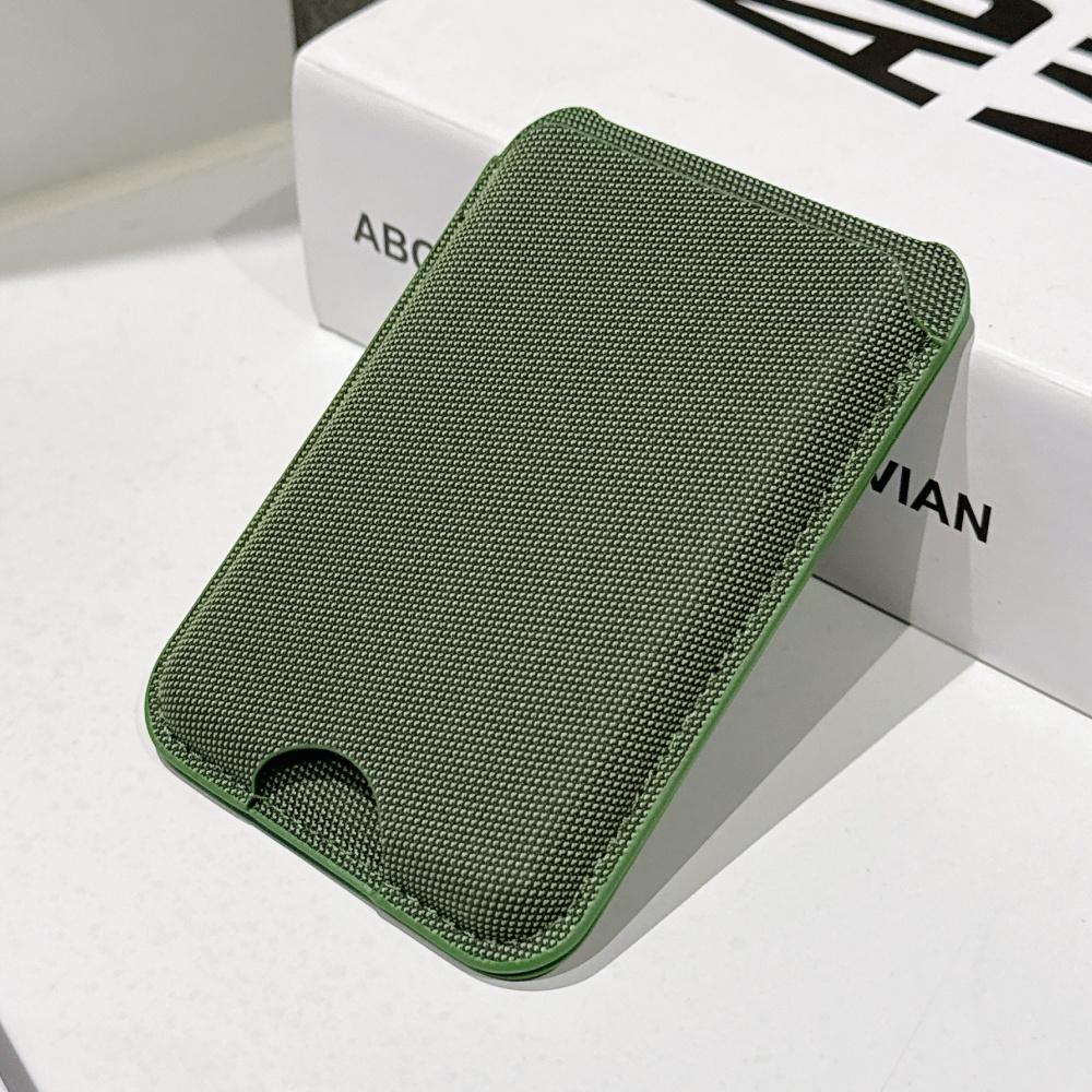 

Magnetic TechWoven Phone Case+Card Bag Wallet For iPhone 17 Pro Max 17 Pro For Magsafe Leather Card Holder Case Cell Accessories iPhone17 Pro