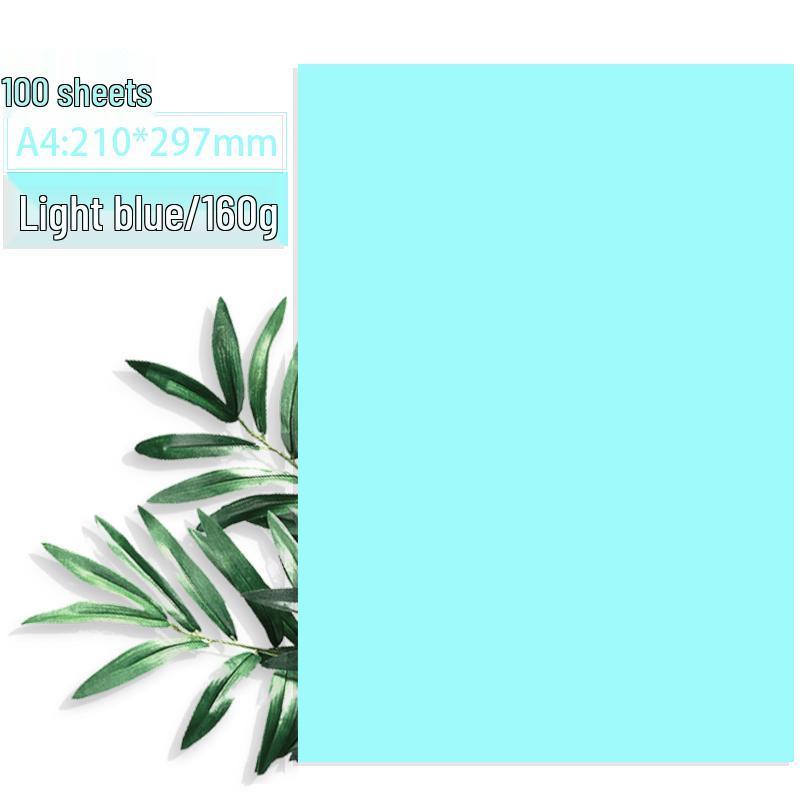 Набор цветной бумаги и картона формата А4, двусторонний, 160 г/м² и 240 г/м², Бесплатная доставка, 100 листов
