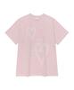 AMES-WORLDWIDE Heart Pixel Art Tee Pink