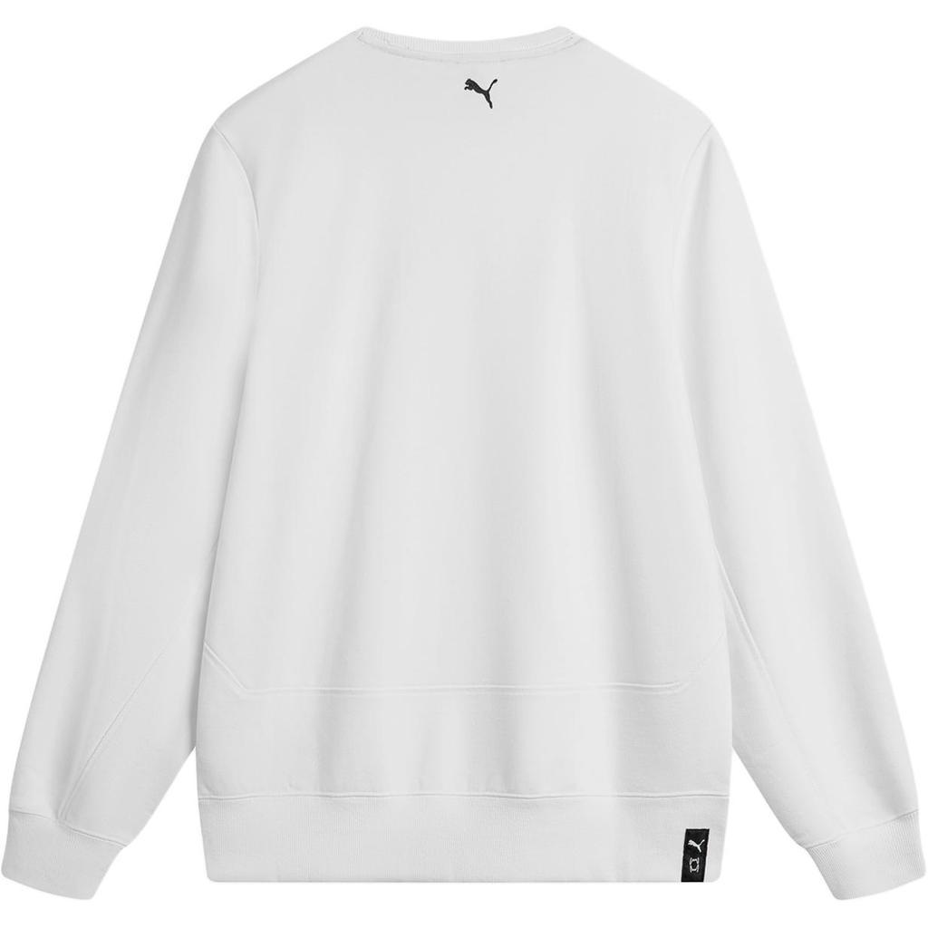 Puma Casual Knit Crewneck Sweatshirt Unisex Sweatshirt White 624782-03