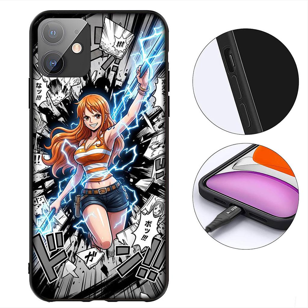 Nami One Piece Roronoa Zoro Luffy Phone Cover for Xiaomi Redmi Note 12 11 10 A3 Pro 10A 10C 12C Note12 5G Protective Case