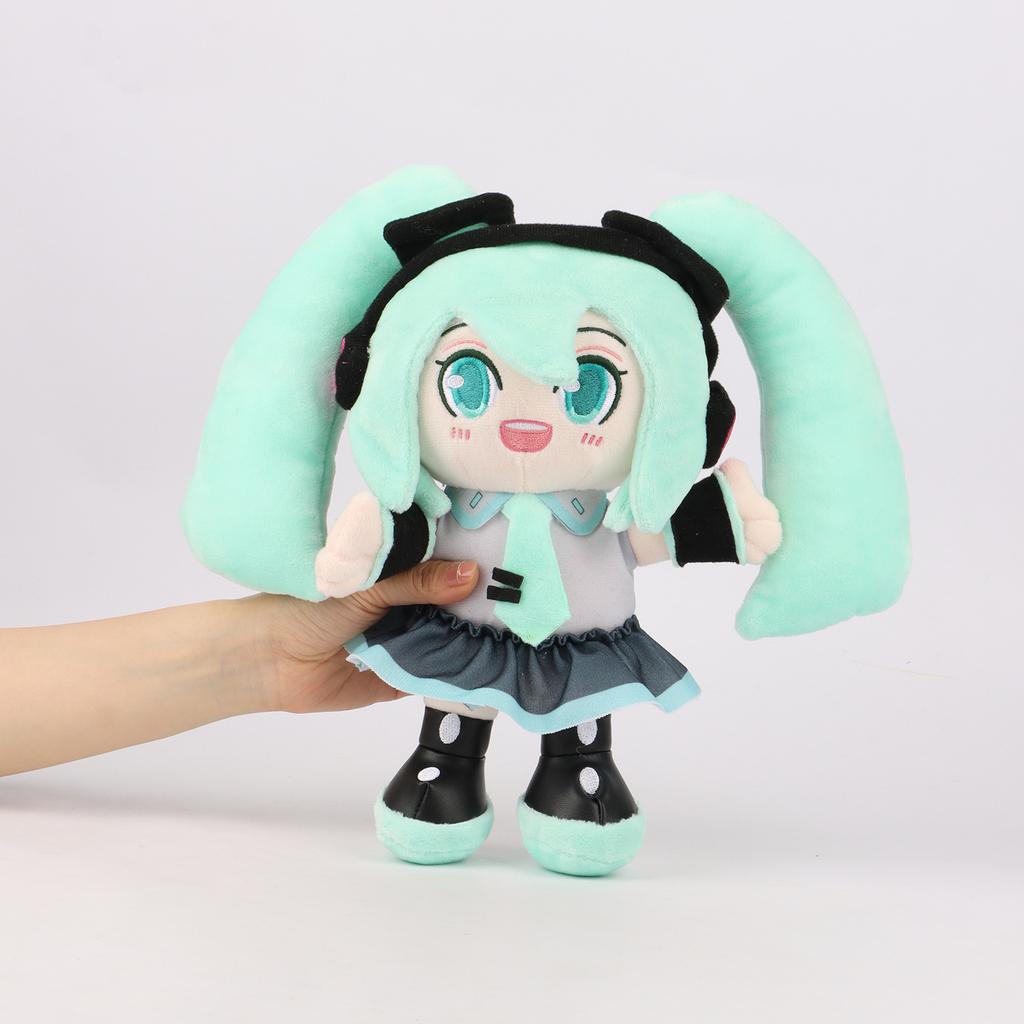 Hatsune Miku Plyšová Internetová Celebrita Hatsune Miku Plyšová Hračka Panenka Výstavní Rekvizity