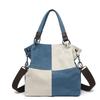 Tote Women's Bag New Canvas Retro Shoulder Bag Simple and Fashionable Versatile Women's Commuter Bag Large-capacity Messenger Bag
