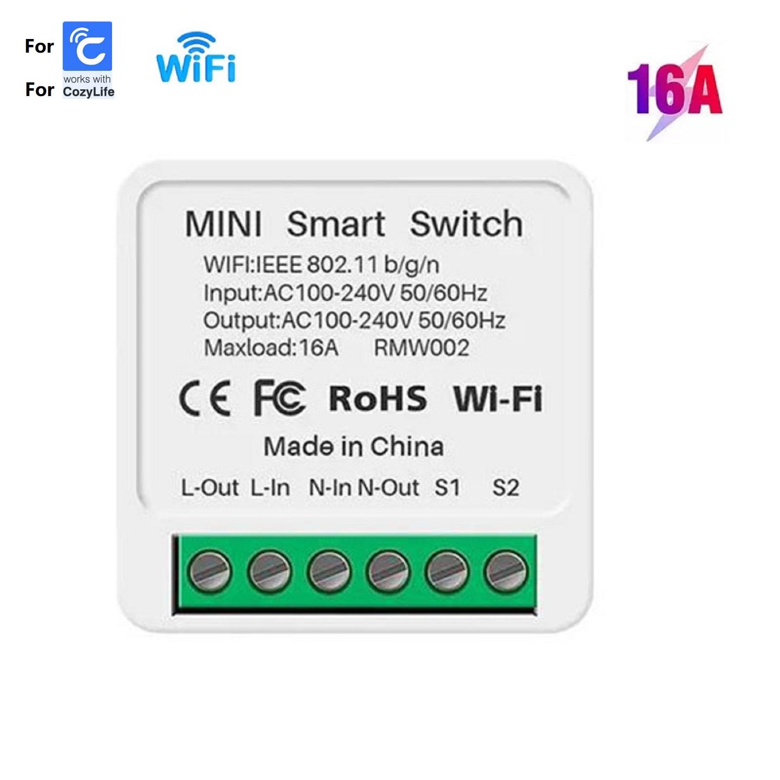 Двусторонний Умный Переключатель Умный Релейный Переключатель Для Роутеров Для Освещения 40*40*24мм Переключатель Дистанционного Управления Для Освещения Реле