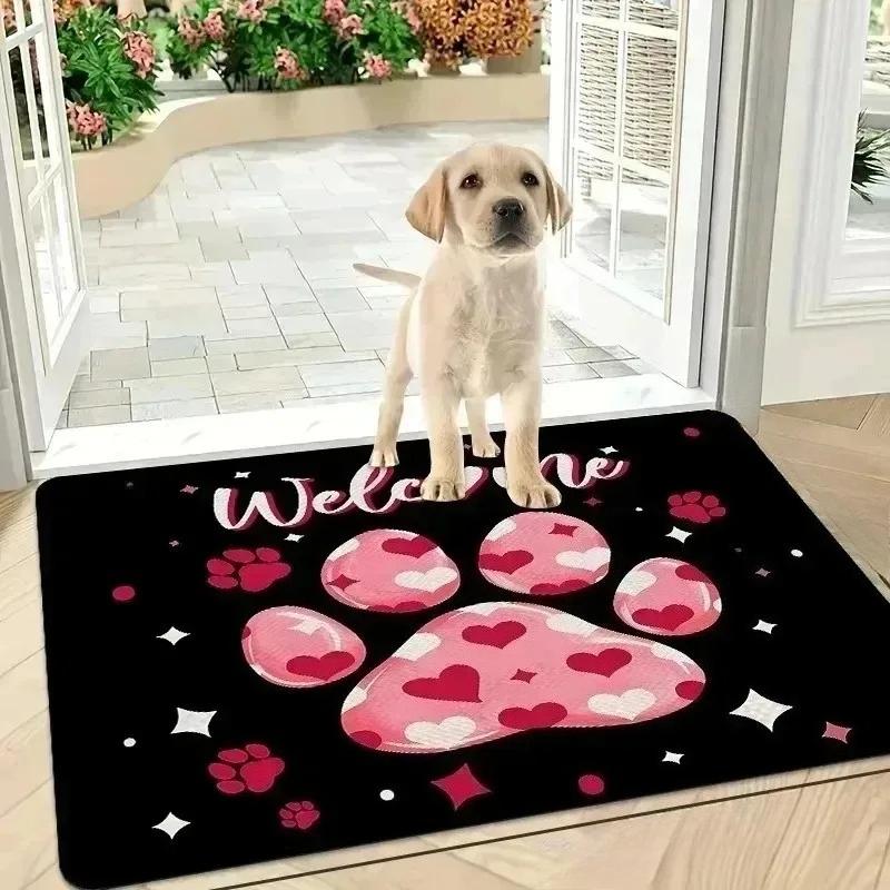 1PC Dwarf Pattern Door Mats Kitchen Rugs Non-Slip Pop Arts Design Living Room Rugs Bath Mat Carpet for Home Sink Laundry Decor
