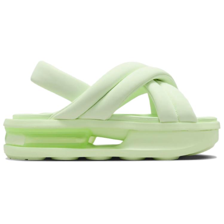 Nike Air Max Isla Women's Barely Volt/Black Air Cushioning Comfort Sandals FJ5929-700