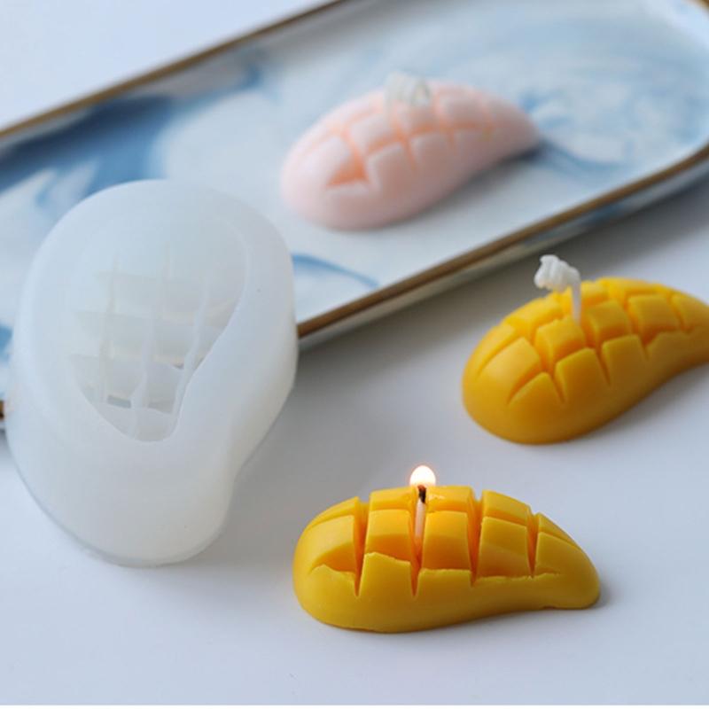 DIY Handmade Silicone Fondant Mold Exquisite Mango-Shape Chocolate Sugar Craft Paste Mold Candle Resin Craft Tools Gift