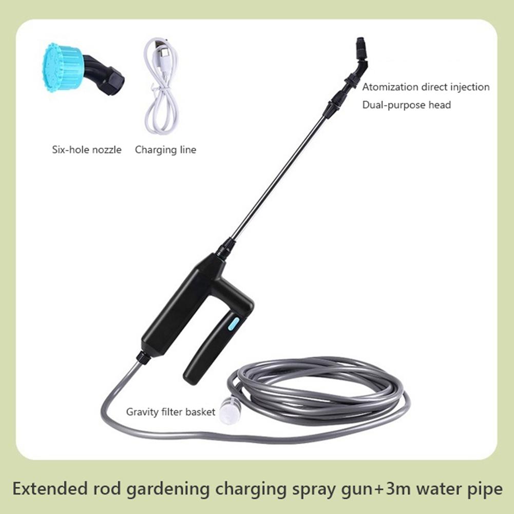 5L Electric Sprayer Rechargeable Automatic Atomization Plant Sprayer Gardening Irrigation Sprinkler Shoulder Type Watering Can