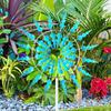 Metal Iron Windmill Spinner Gardening Wind Power Rotating Catchers For Patio Garden Lawn Outdoor Courtyard Decoration