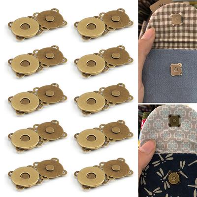 Boutons Magnétiques Invisibles en Forme de Coing Résistants à la Corrosion Antioxydants Durables en Métal Boutons Magnétiques Sacs Accessoires Vêtements