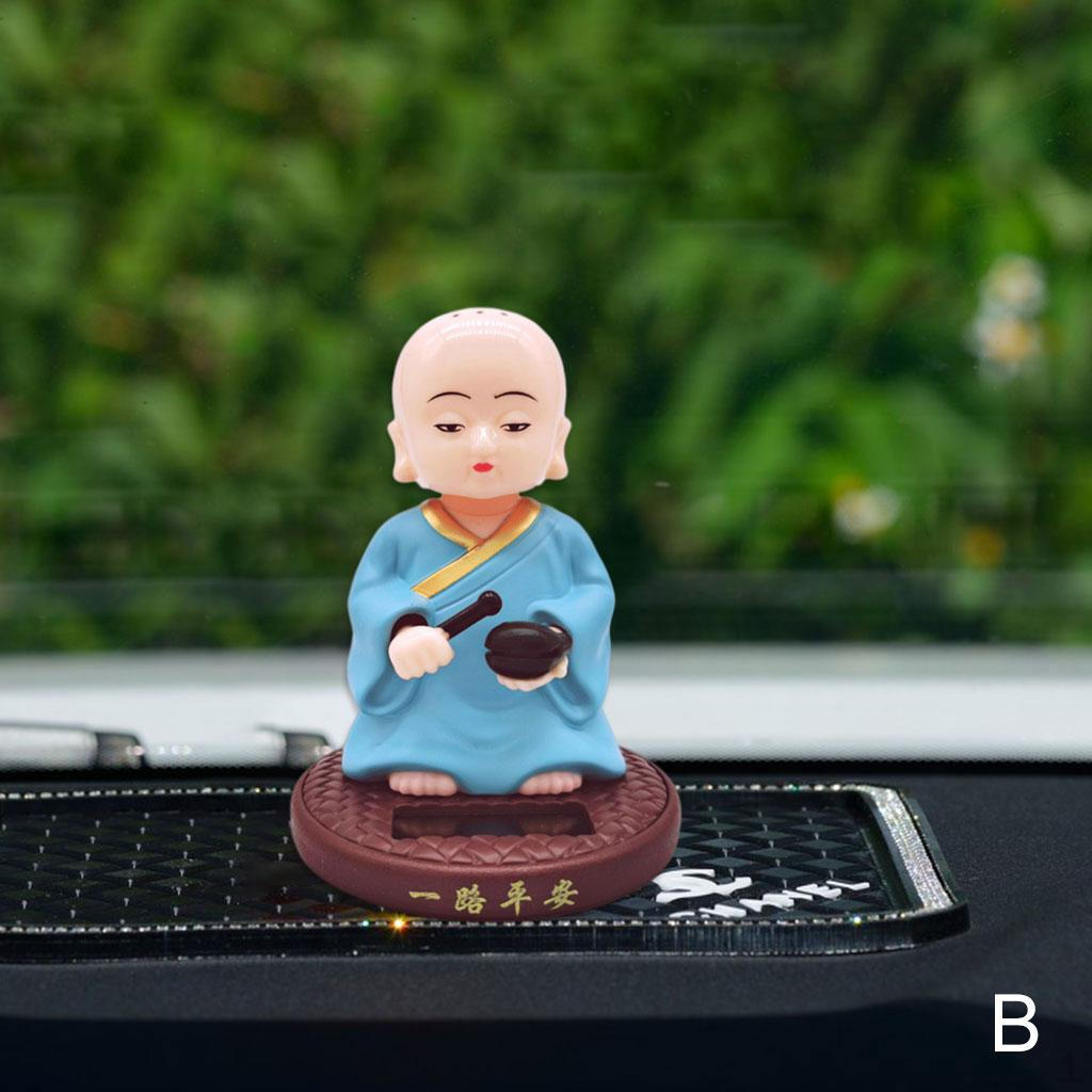 Dancer Figure Toy Shaking Head Ornament Doll Office Desk Decor Miniature Swing Model for Car