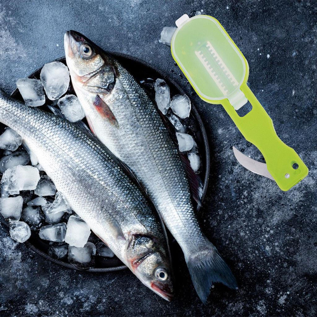 Easy Remove Fish Scaler Skin Brush Scraping Fishing Fast Cleaning for Home and