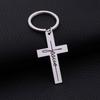 inspirational cross keychain