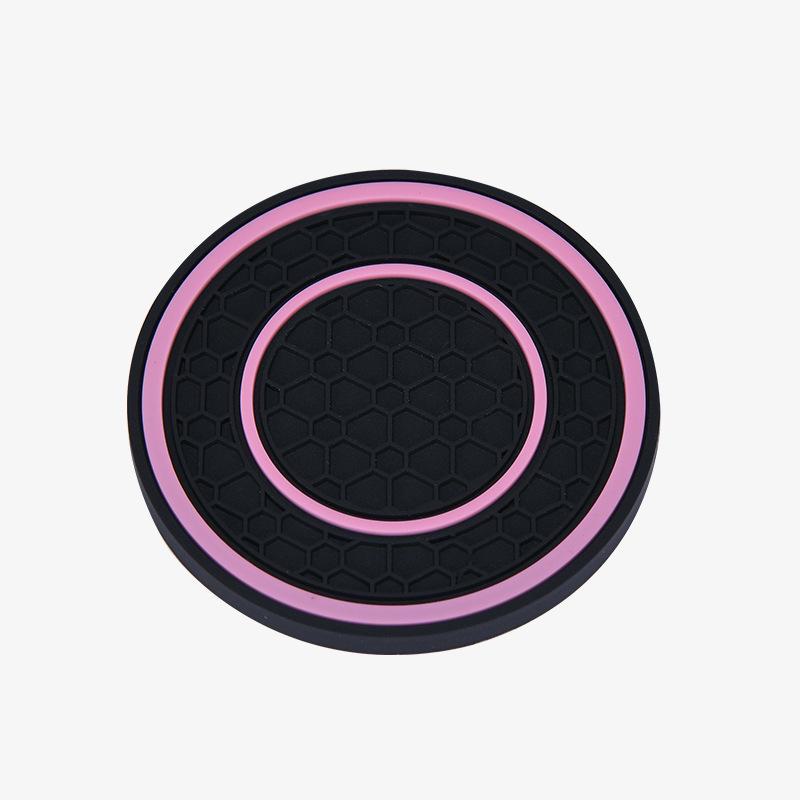 Double Circle Honeycomb Anti-Slip Car Coaster Mats