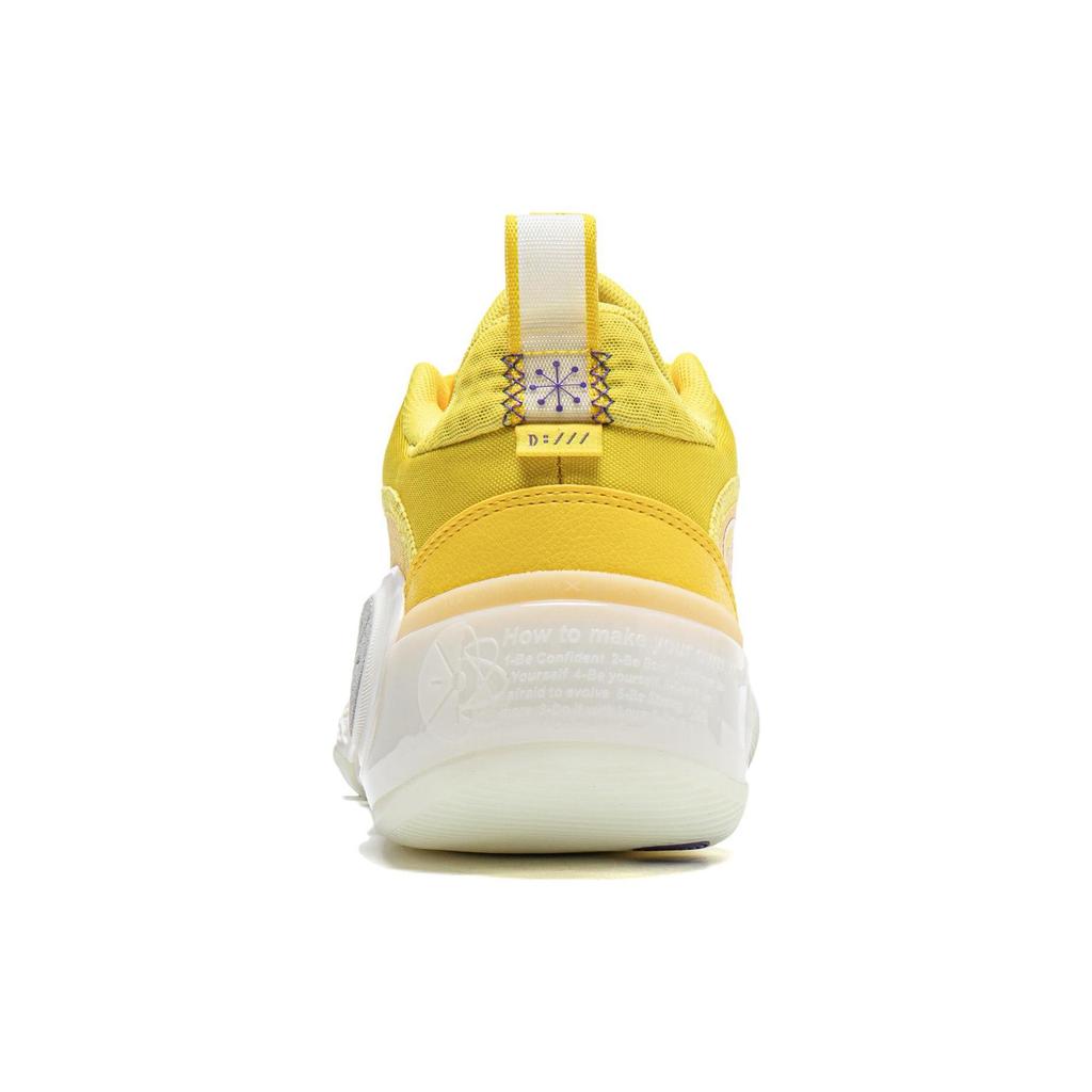 LiNing WOW 10 Low The City Of Angels Cushioning Anti-Slip And Wear-Resistant Low-Top Basketball Shoes Men's Yellow ABAS083-6