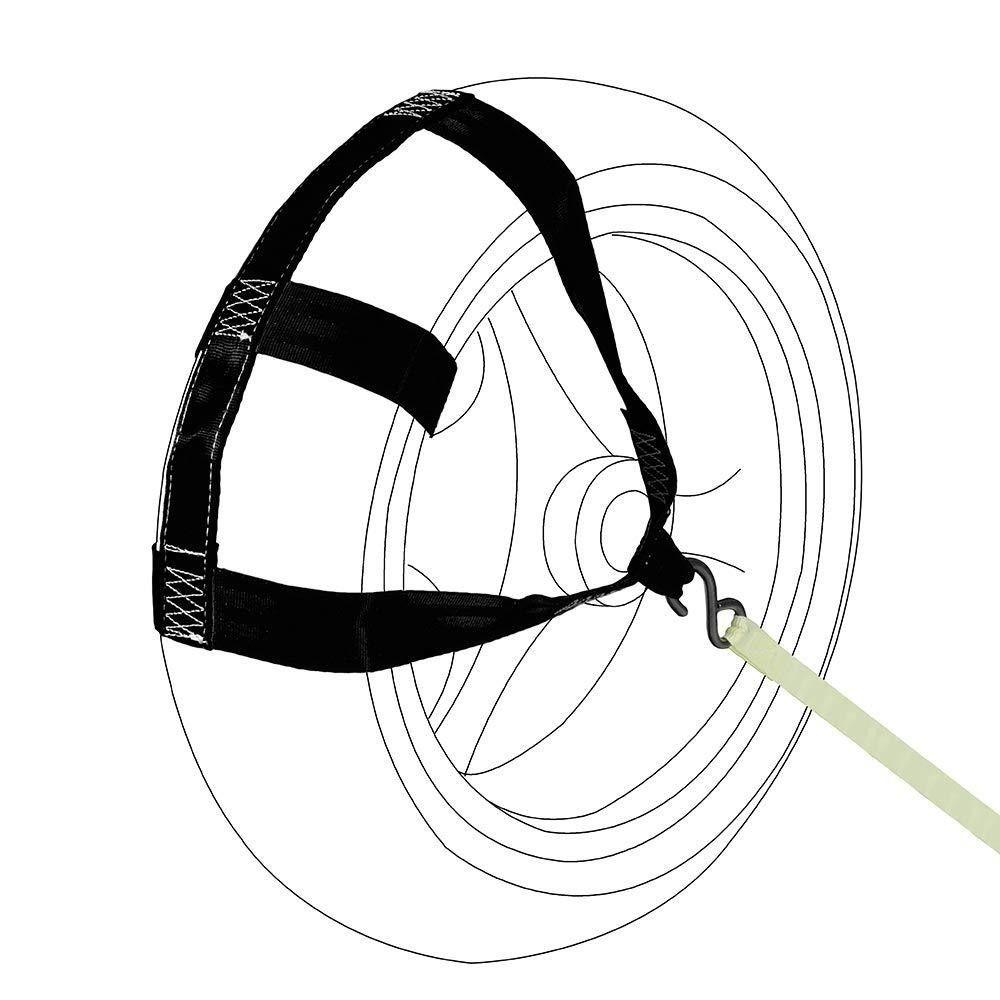Heavy Duty Wheel Securing Strap Foldable Motorcycle Tie Down Strap Tow Truck Use