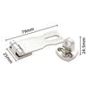 New Stainless Steel 75mm Boat Anti Rattle Latch Flush Door Hatch Folding Bending Hinge Casting For Marine Yacht Hardware