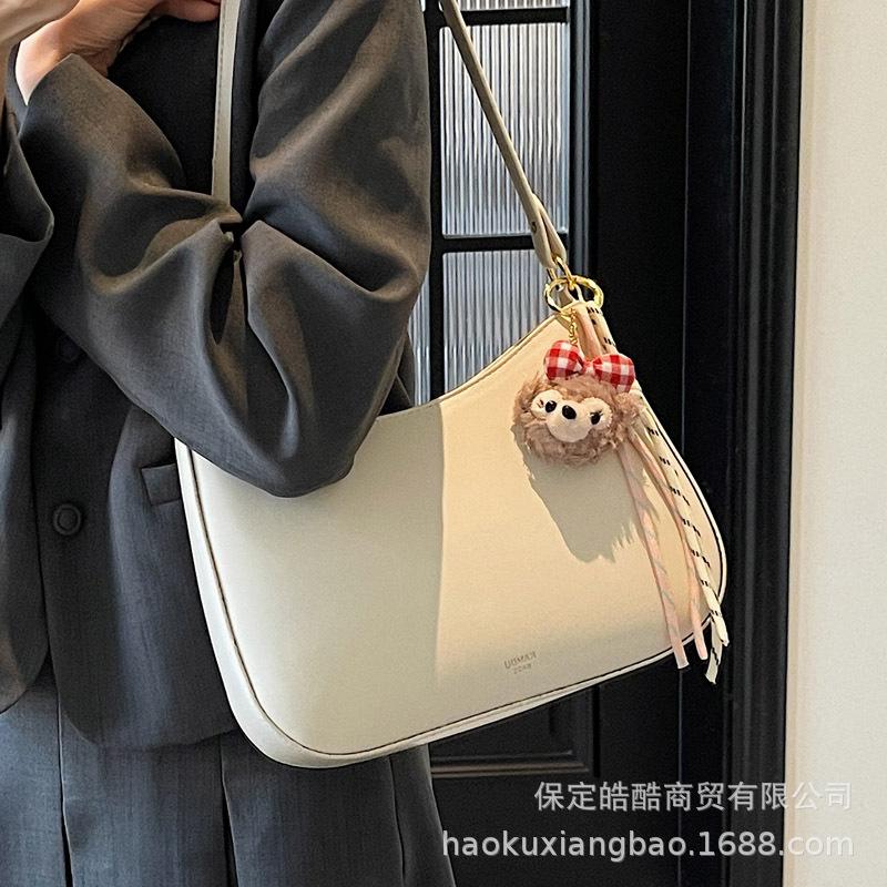 Underarm bag women's bag 2025 new niche design high sense spring and summer versatile explosion crossbody shoulder bucket bag