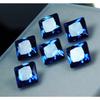 Natural Blue Sapphire Square Cut 7x5 Mm 6 PCS Lot Gems For Gift CERTIFIED MULTTIQ132