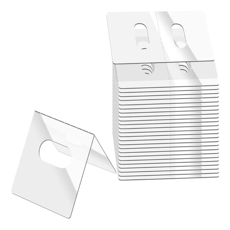 Pack of 25 Vertical Blind Repair Tab, PET White Savers for Home and Office