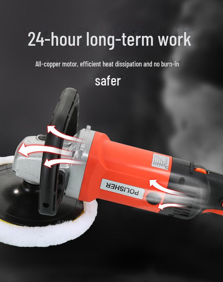 International Car Polishing & Waxing Machine Set with European/British Standards
