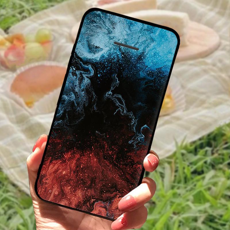 Für Nokia 215 4G Hülle Marmor Weiches Silikon TPU Handy Rückseite Abdeckung Funda für Nokia 215 4G Schutz Nokia215 TA-1284 Bumper Coque