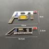 1Pc 3D Metal ABT Front Grill Rear Trunk Fender Emblem Badge Sticker Decals For Q3 Q5 Q7 A3 A4 A5 A6 B6 B8 C6 C5