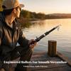 Fiberglass Telescopic Lure Fishing Rod Foldable with Handle