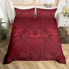 Bedding Set Digital Print Comfortable Duvet Cover for Home Bedroom Decoration, 1 Duvet Cover and 2pillowcase with Zippers