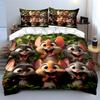 Cheerful mice gathering joyfully. Bedding sets Duvet covers Pillowcases(1* Duvet Cover 2* Pillowcases without duvet insert)