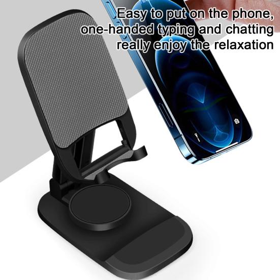Uchwyt na telefon komórkowy Stopień 360 Obrót biurkowy Składany Antypoślizgowy Stół Uchwyt na tablet Składany Komórka Wysuwane Wsparcie