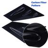 2x Carbon Fiber Look Front Window Louver Cover Trim For Subaru WRX STi 2015-2020