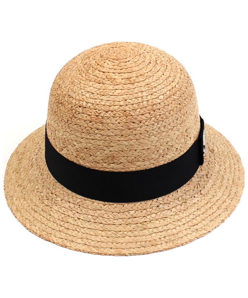 Yunibeosyeolkemiseuteuli Thunder Summer Raffia Cloche Hat Summer Fedora
