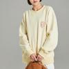 New MLB Sweatshirt Unisex Light Yellow 3AMTB0726-14YEL