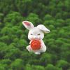 Basteln 6 STÜCKE/SET Cartoon-Modell DIY Niedliche Hasenfigur Heimdeko Miniaturen Mikrolandschaft