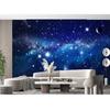 Galaktická kosmická tapeta na strop Tapeta noční oblohy Hvězdy Mlhovina Nástěnná malba Obývací pokoj Ložnice Tapeta