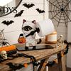 Cute Pumpkin Theme Storage Halloween Wooden Napkin Holder, Ghost Tabletop Decor for Kitchen Dining Room, Cartoon Style Rack Spooky Paper Towel